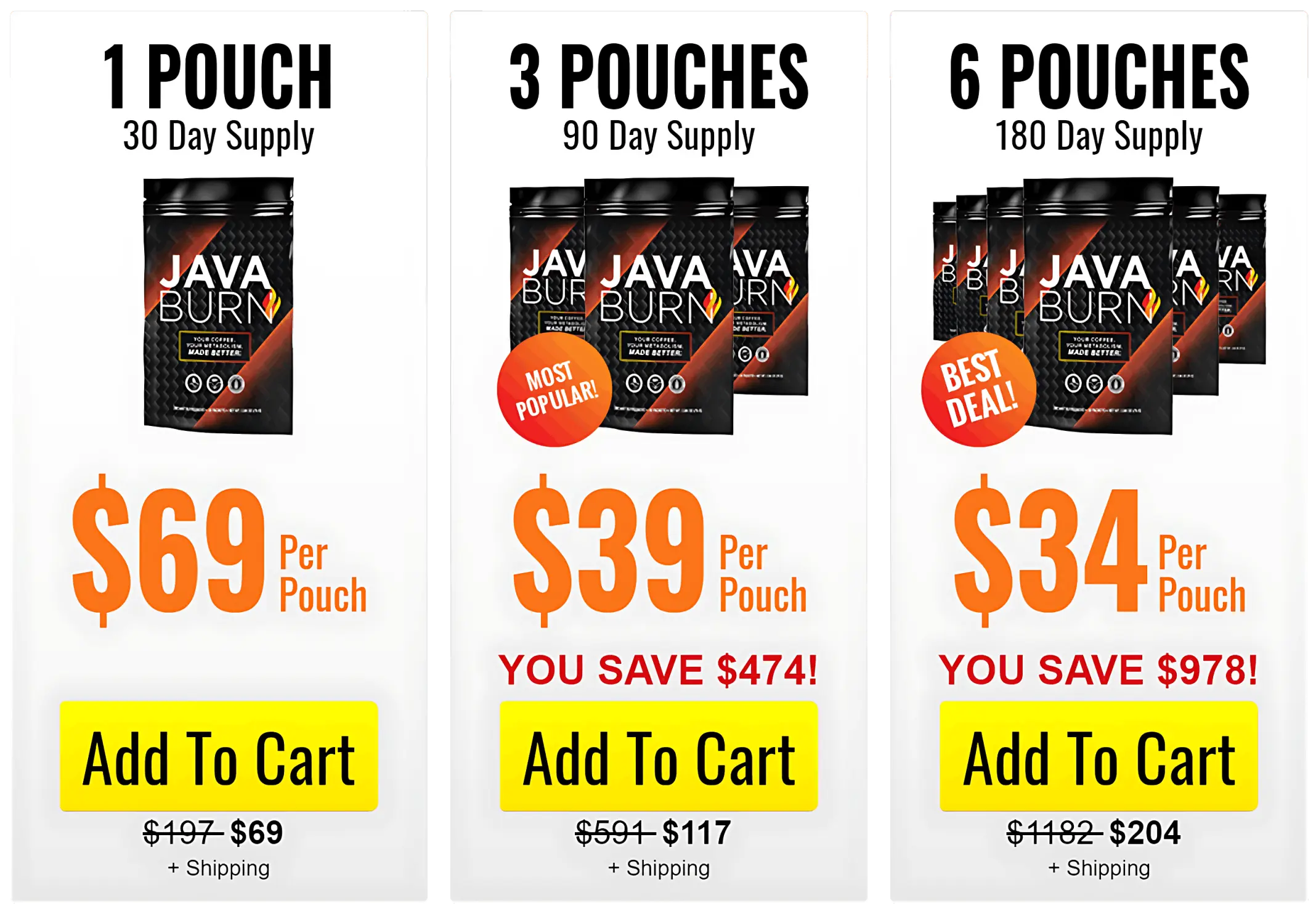 Java-Burn-price